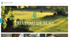 Desktop Screenshot of chateau-de-sury.com